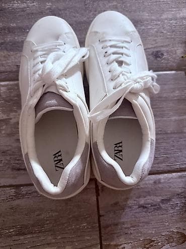wolkmaks obuca: ZARA bele patike – minimalistički casual model - Brend: ZARA - Boja — 3