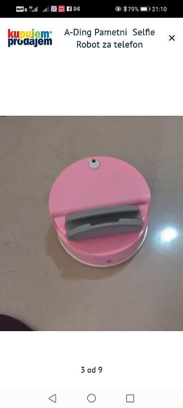 telefoni na dugmice: A-Ding pametni selfie robot za telefon - Motorizovani držač telefona — 2
