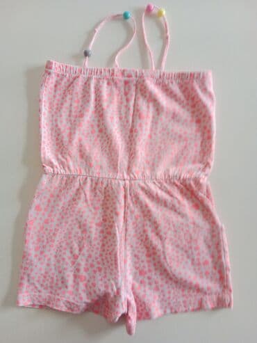 h m teksas jakne za devojcice: H&M, 110-116, bоја - Roze — 1