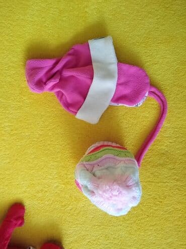 polovni kostimi za maskenbal za decu: Zimske kape za male devojčice COCONUT tople očuvane Veličina 74 80 — 4