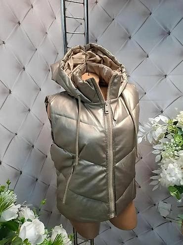 hummel jakne: Ženska zimska prsluk-jakna bez rukava sa kapuljačom - Model: puf — 3