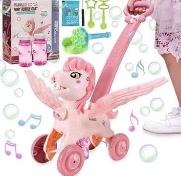 zvučne priče disney: Poni guralica koja izbacuje baloncice sa svetlom i zvukom PONI — 2