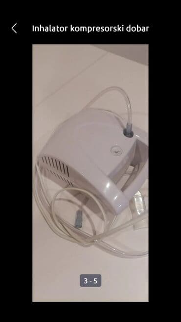 Inhalatori, nebulizatori: Inhalator kompresorski dobar kao nov je. sa novom maskom. A500l — 3