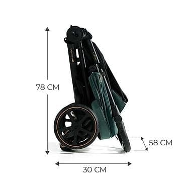 bebi oprema akcija: KINDERKRAFT KOLICA MITZY JADE GREEN – KSMITZ00GRE Kinderkraft Mitzy — 2