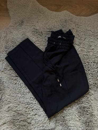 punjač za iqos: Pantalone, Zara, bоја - Tamnoplava — 3