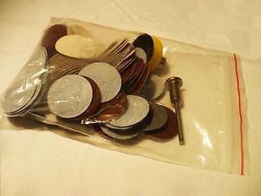 bosch aku alati: Nov komplet 100 smirgli sa devet vrsta hrapavosti. Po 10 kom: 80g — 9