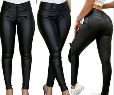 lidl ski pantalone 2022: 2850 Dinara farmerke Eko koza sa elastinom Dubok struk Vel. 30, 31 — 1