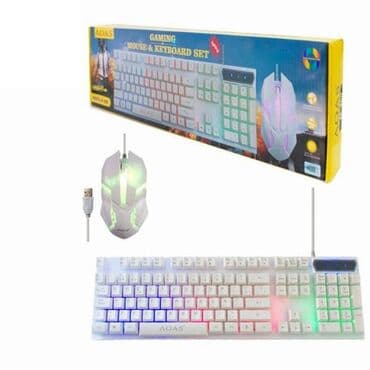 usisivači sa kesom: Gejmerska tastatura i mis crna i bela novo gaming akcija cene nisu — 6