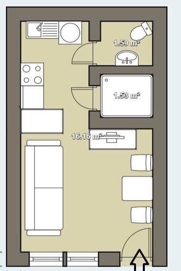 stanovi vranje izdavanje: 1 soba — 3