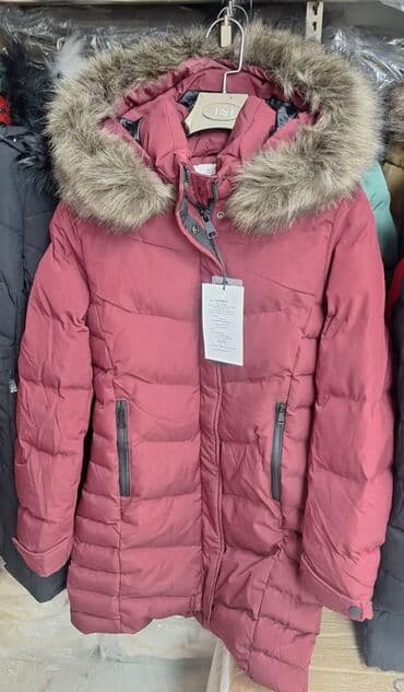 maslinasto zelena zimska jakna: Jednobojni, Sa postavom, Veštačko krzno — 3