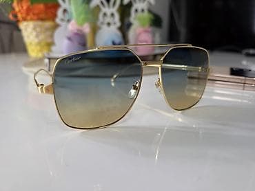 dita naocare zenske: Cartier sunčane naočare – aviator/kvadratni hibrid - Okvir: metal — 8