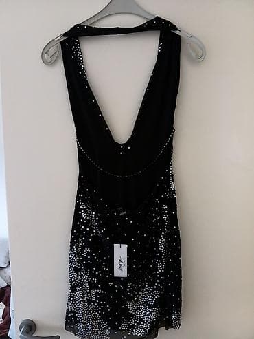 Haljine: Crna mini haljina sa šljokicama – Nasty Gal - Model: mini dužina — 3