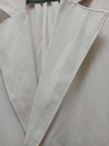 firefly jakne: Bež dugi kaput/treč kot sa reverima - Boja: svetlo bež/ekru - Kroj — 2