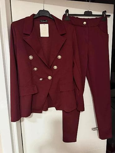 Overalls: S, color - Burgundy — 1