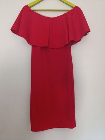 haljine dugacke: M (EU 38), color - Red, Without sleeves — 4
