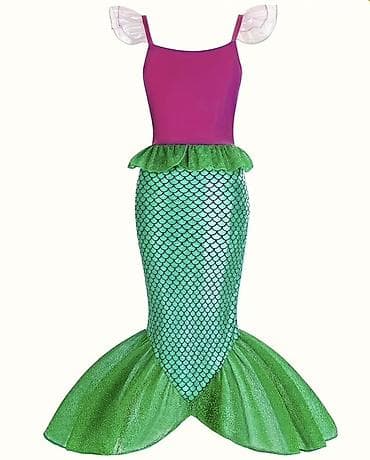 kevin klajn haljine: Dečiji kostim male sirene ARIEL 130 cm NOVO Kostim nije za plivanje — 2