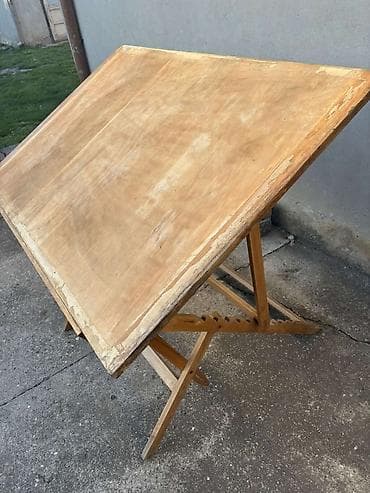 lux dekor namestaj ugaone garniture: Starinski podesivi sto za crtanje, slikanje itd je u odlicnom stanju — 4