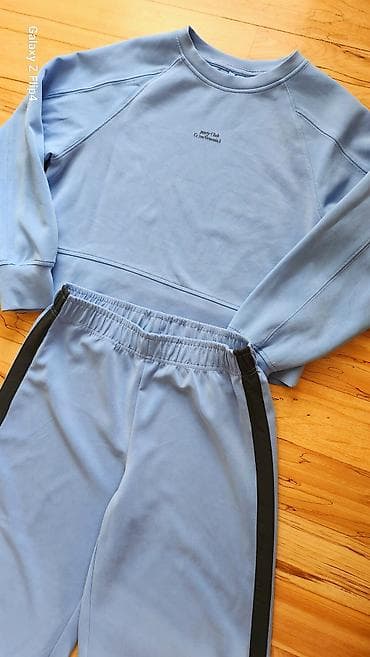 bundice za mlade: Zara - Duks i trenerka za devojcice – komplet u svetloplavoj boji, vel — 2