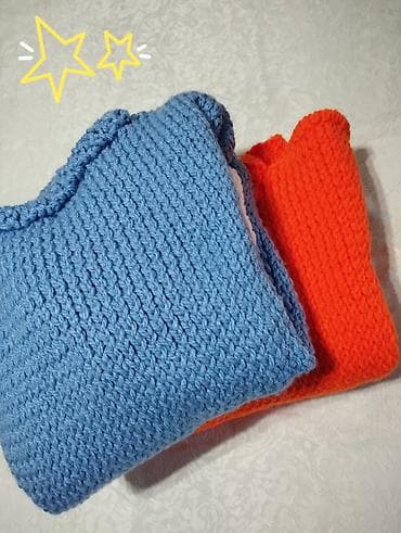 legend odeca: Džemper novi ručno pleteni 2 kom za 2000, vel XL. Obim grudi 107 cm — 1