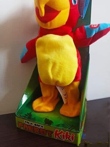 igračka koja ponavlja reči: 🦜NEŠTO NOVO 🥰🦜 BRBLJIVI PAPAGAJ 🥰PLIŠANI PAPAGAJ KIKI ponavlja za — 2