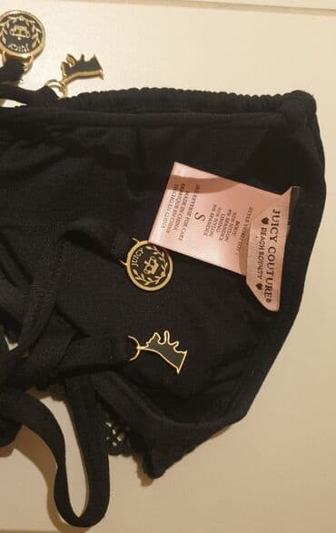 deda mraz iznajmljivanje deda mraza i kostima deda mraza београд – слике: JUICY COUTURE beach royalty original crni kupaći kostim, nov potpuno — 1