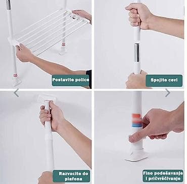 namestaj milic: Teleskopska polica za kupatilo, kuhinju Cena: 2700 din Podesiva po — 3