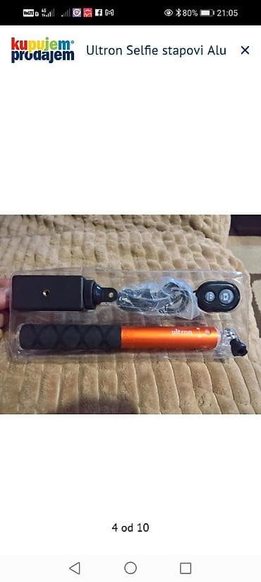 rep od sirene: Ultron Selfie štapovi Alu – komplet za fotografisanje - Teleskopski — 4