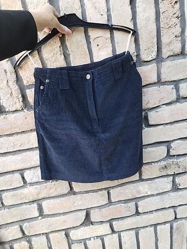 suknje mini: Somot suknja – velicina M - Materijal: somot (rebrasti, mekan i — 2