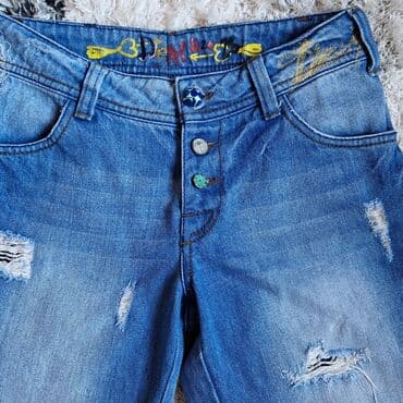 moderne pantalone 2023: Jeans, color - Light blue — 2