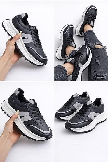 gore tex patike akcija: Ženske lifestyle patike – crno/sive - Dizajn: moderan low-top kroj sa — 2