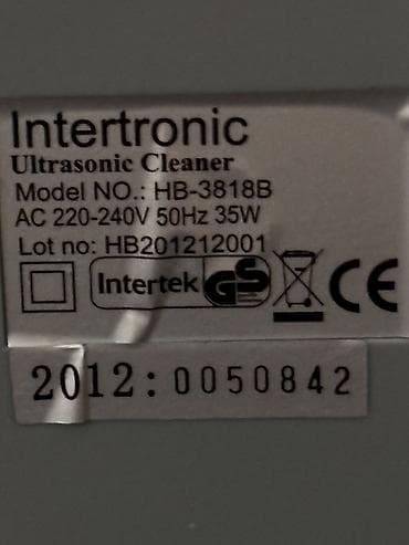 polovni aparati za vodu: Intertronic Ultrazvučna kadica za čišćenje nakita,satova (model — 8