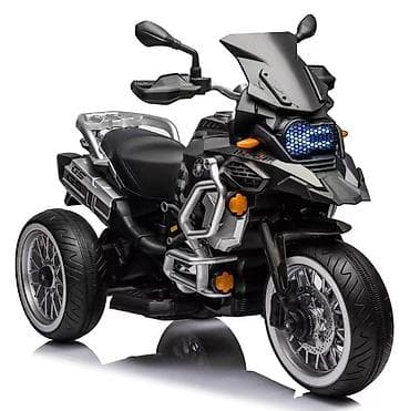 automobili za decu na akumulator: Motor BMW GS1300 12V Sivi Sivi električni motor za decu sa — 1
