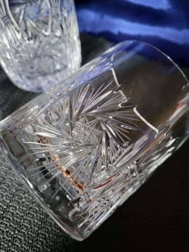 case za zestoko pice: Case kristal,rucni rad za zestoko pice iz 70ih. Case bez — 11