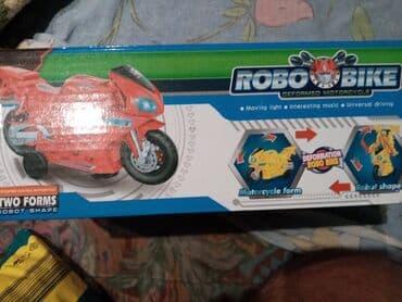 set za slikanje za decu: Robo Bike Transformers NOV Robot Motor Igracka za SAMO 899 Dinara — 4