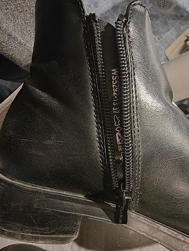 nike 270 react zenske: Ženske kožne gležnjače Clara Barson - Model: crne gležnjače sa niskom — 4