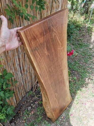 Sweatpants: Daska za sto od oraha 116*42 cm debljina 4 cm 3 puta lakirano novo — 3