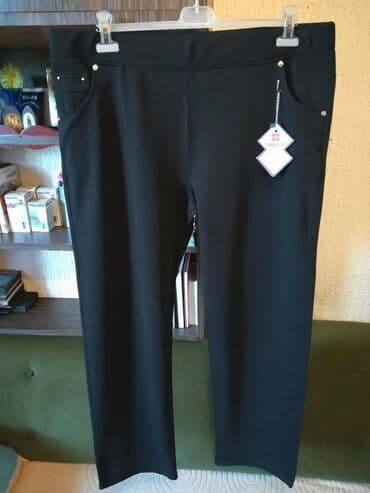 push up pantalone: 5XL (EU 50), Regular rise, Straight — 1