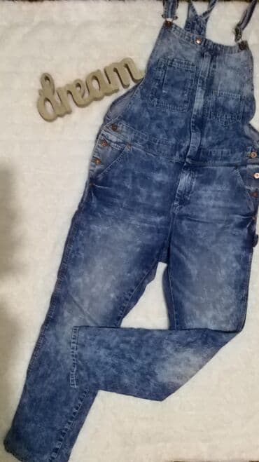 lanene pantalone lidl: 30, 30, Teksas, Normalan struk, Baggy — 1