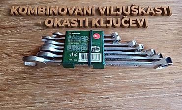 uradi sam cepac za drva: Nov komplet sedam kombinovanih ključeva viljuškasti-okasti. Veličine — 1