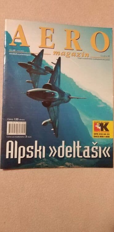 legendarni automobili broj 8: Časopisi Aero magazin br.10,11,13,25,45 i 48,ocuvani,cena za kom — 9