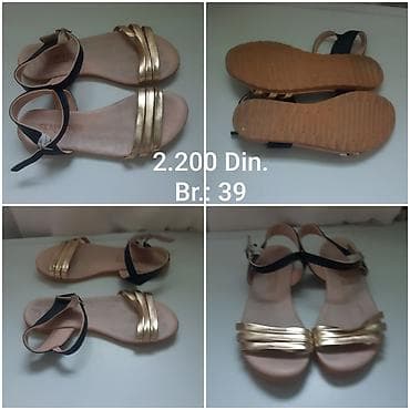 grcka prsti: SKAPETTI crno‑zlatne elegantne sandale - Proizvodnja: Made in Turkey — 2