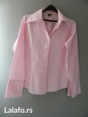 exit kosulje: L (EU 40), Cotton, Single-colored, color - Pink — 1