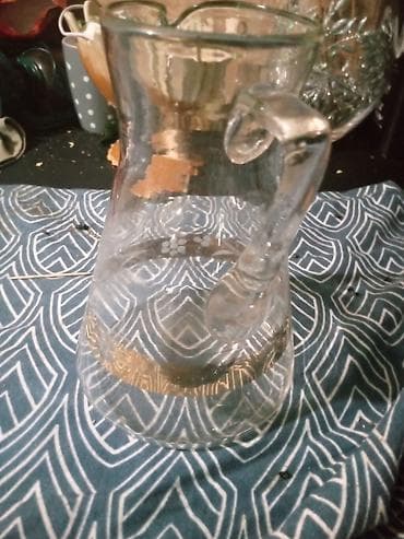 tupperware posude: Stakleni bokal sa ručkom i izlivačem - Materijal: providno staklo - — 2