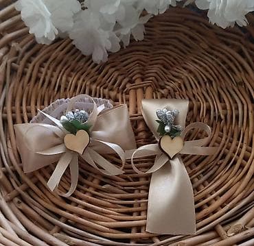 karl cipele: Svadbarske mašne i narukvice – ručna izrada, personalizacija - — 3