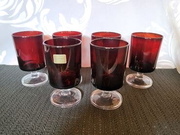 swarovski case za vino cena: Case nove za vino Luminarc francuske iz 80ih. Case bez ostecenja,sve — 6