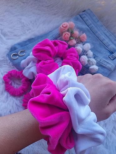 kofer za auto polovni: Set aksesoara za kosu, Handmade, bоја - Roze — 3