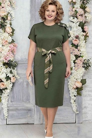 pojas za smoking: ✨Elegantna midi haljina sa pojasom – E
✅2200 din — 2