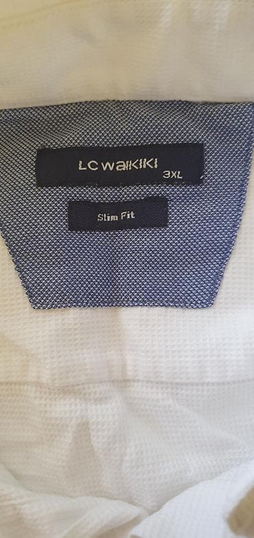 obuca vranje: LC Waikiki 3XL Slim Fit – bela muška košulja 🤍💙 LC Waikiki muška — 2