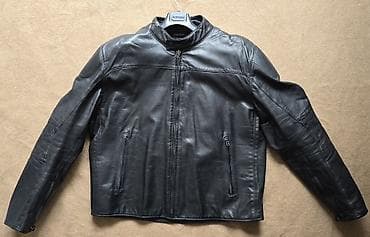 Dainese kožna moto jakna – crna, klasičan sportsko‑urbani kroj