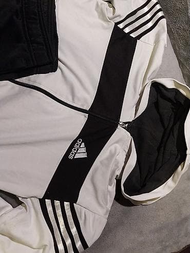 Dečiji aksesoari: Adidas komplet trenerke – jakna sa kapuljačom + donji deo - Boje — 3